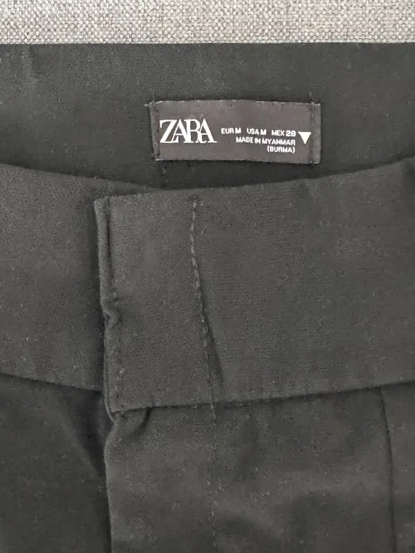 Pantalón de vestir negro talla M - Imagen 3