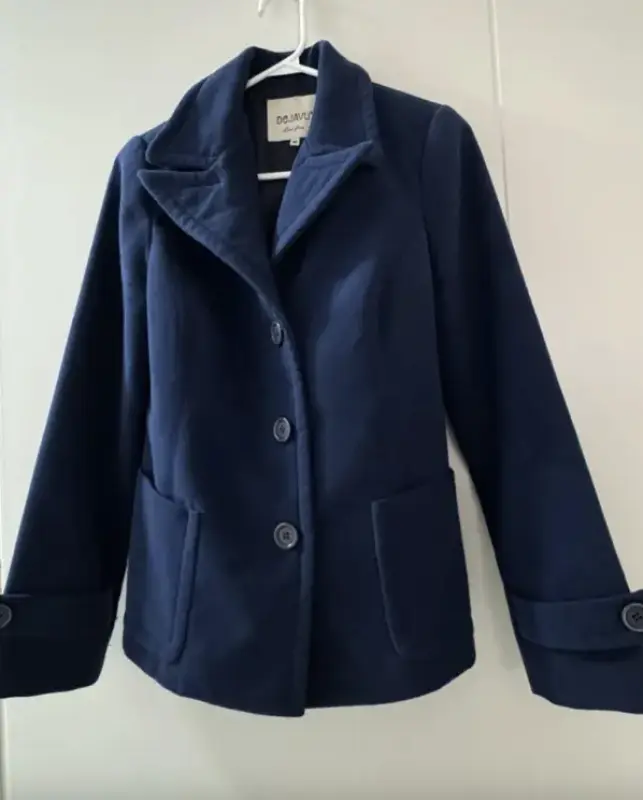 Abrigo azul talla M - Moda Mujer | Comprar Online Lima