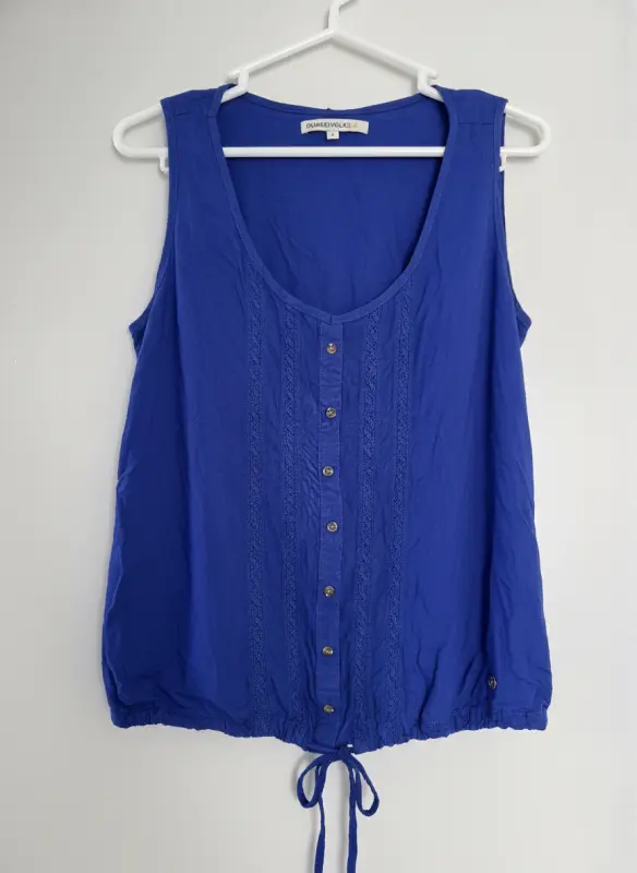Blusa manga cero azul talla S - Blusas | Comprar Online Lima