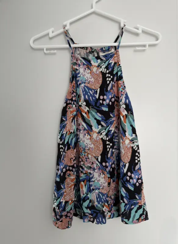 Blusa manga cero multicolor talla S - Blusas | Comprar Online Lima