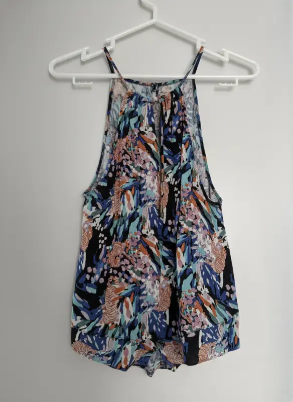 Blusa manga cero multicolor talla S - Imagen 2