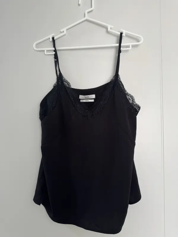 Blusa top con encaje negro talla S - Moda Mujer | Comprar Online Lima