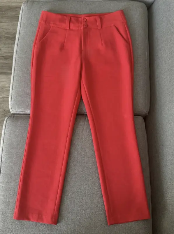 Pantalón de vestir rojo talla 32 - Moda Mujer | Comprar Online Lima
