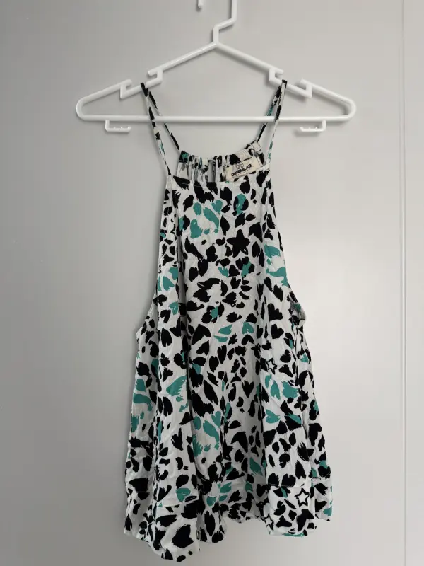 Blusa manga cero verde multicolor talla S - Moda Mujer | Comprar Online Lima