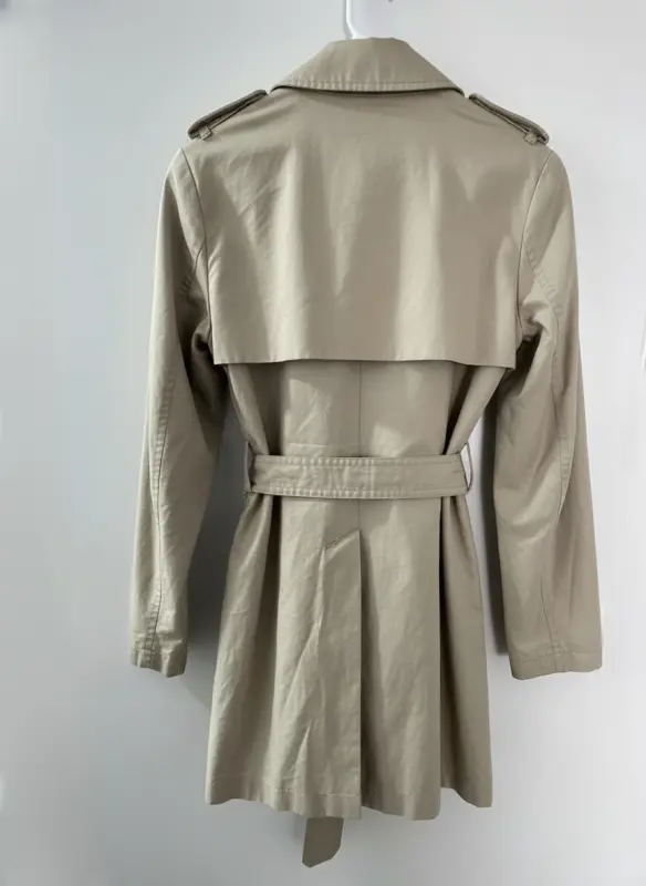 Gabardina beige talla S - Imagen 2