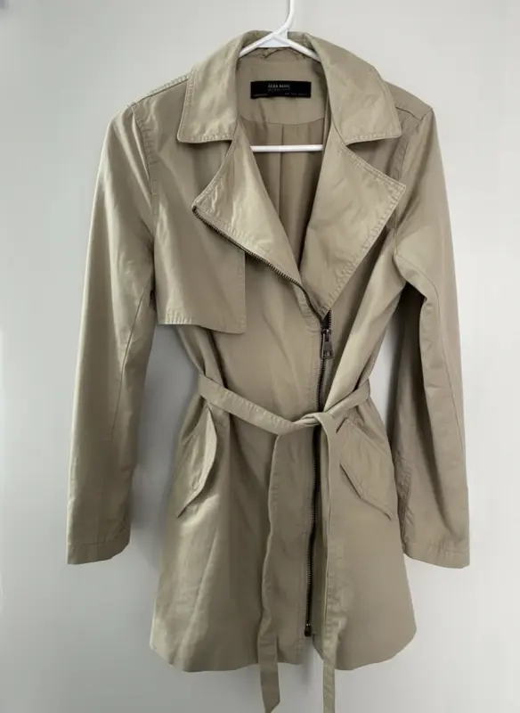 Gabardina beige talla S - Casacas y Gabardinas | Comprar Online Lima
