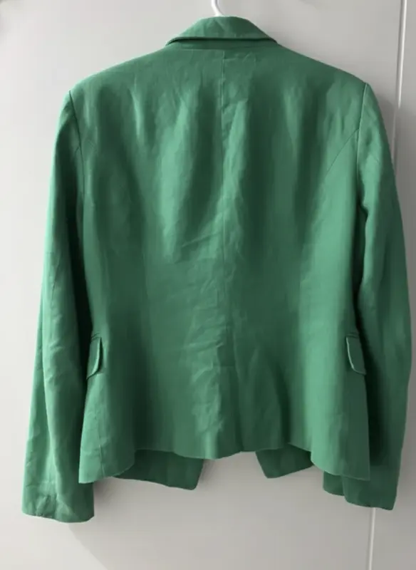 Blazer verde talla M - Imagen 2