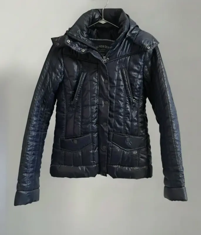 Impermeable azul oscuro talla M - Moda Mujer | Comprar Online Lima