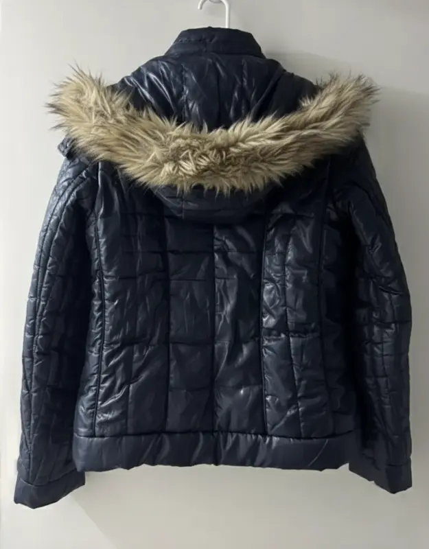 Impermeable azul oscuro talla M - Imagen 2
