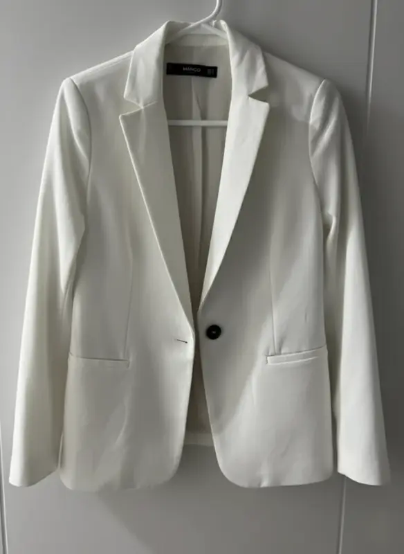 Blazer blanco talla XS/S - Blazers y Chalecos Sastre | Comprar Online Lima