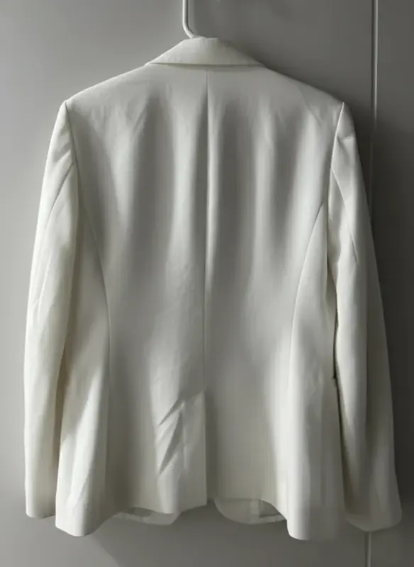 Blazer blanco talla XS/S - Imagen 2