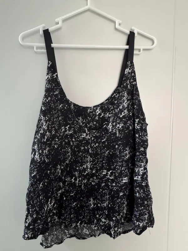 Blusa manga cero negro y blanco talla S - Comprar en Lima Perú | Fancy Shops