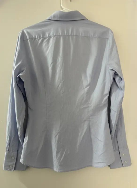 Blusa manga larga celeste talla S - Imagen 2