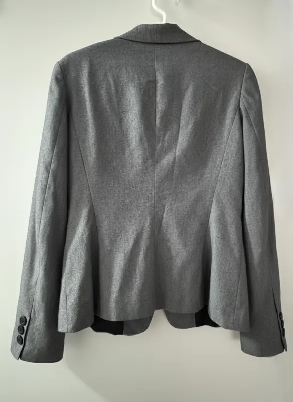 Blazer gris talla S - Imagen 2