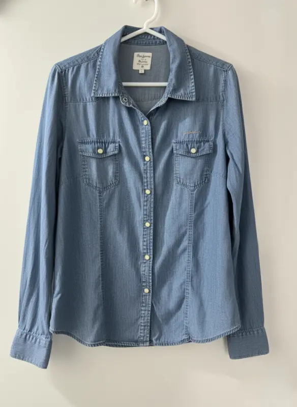 Blusa manga larga celeste talla L - Comprar en Lima Perú | Fancy Shops