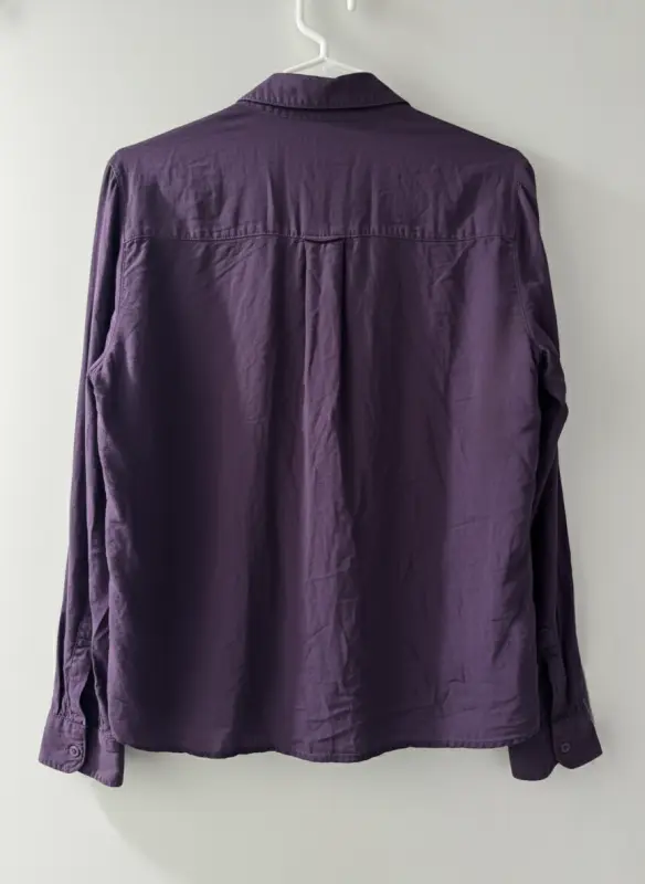 Blusa manga larga morado talla M - Imagen 2