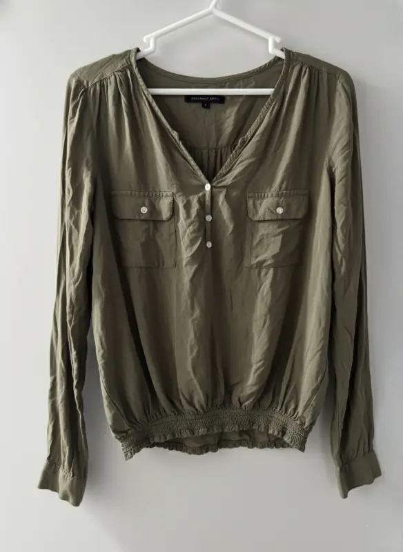 Blusa manga larga verde talla S - Comprar en Lima Perú | Fancy Shops