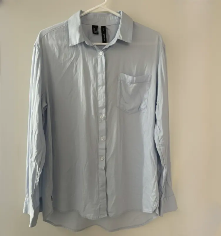Blusa manga larga celeste talla S - Comprar en Lima Perú | Fancy Shops