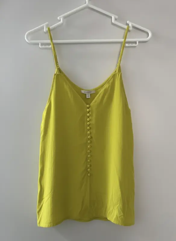 Blusa manga cero amarillo talla XS - Comprar en Lima Perú | Fancy Shops